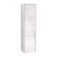 Пенал Villeroy & Boch Collaro 454х349х1538 мм петли слева, с подсветкой C034L0E8 белое дерево