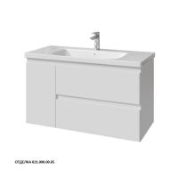 Тумба под раковину Caprigo Forte 100 976х446 мм (2 ящика, 1 дверь) эмаль 36115L EML 021 белый