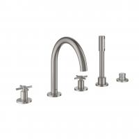 Смеситель для ванны Grohe Atrio на 5 отверстия 19 923 DC3 суперсталь