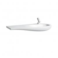 Раковина Laufen ILBAGNOALESSI One 1200х500 мм полочка слева 8149744001041 белый