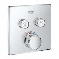 Термостат Grohe Grohtherm SmartControl (внешняя часть для 2 потребителей) 29 124 000 хром