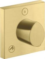 Запорный/переключающий вентиль Axor Starck Organic Trio/Quattro (внешняя часть) 12731950 шлифованная медь