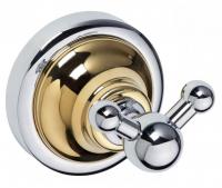 Крючок двойной Bemeta Retro 144206038 хром/золото