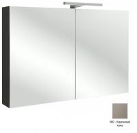 Зеркальный шкаф Jacob Delafon 1000х650х143 мм EB797RU-NR2 коричневая кожа