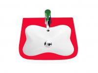 Раковина Laufen Florakids 450x410 мм 8150310621041 белый/красный