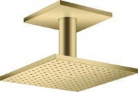 Верхний душ Axor ShowerSolutions 250 2jet с потолочным подсоединением 35312950 шлифованная медь