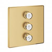 Вентиль Grohe Grohtherm SmartControl (внешняя часть для 3 потребителей) 29 127 GN0 холодный рассвет матовый