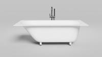 Ванна встраиваемая Salini Ornella S-Stone 170х80 см 102324M белый матовый