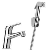 Смеситель для раковины Paini Bios с гигиеническим душем 05CR205/574 хром