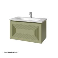 Тумба под раковину Caprigo Modo Quarta 80 738х468 мм эмаль 35713EML 040 оливково-зеленый