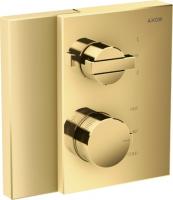Термостат Axor Edge (внешняя часть для 2 потребителей) 46760990 полированное золото