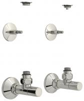 Набор комплектующих стандартный для полотенцесушителей Сунержа Профи 00-1604-0001 хром