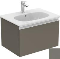 Тумба под раковину Ideal Standard Tesi 600x440 мм T0046PU серо-коричневый тёмный матовый
