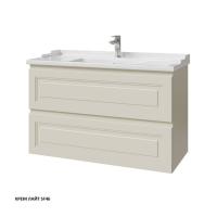 Тумба под раковину Caprigo Wales 100 990х458 мм 36014 SF-046 крем лайт