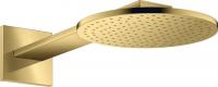 Верхний душ Axor ShowerSolutions 250 1jet с держателем 35284990 полированное золото