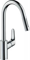 Смеситель для кухни Hansgrohe Focus с вытяжным душем 31815000 хром