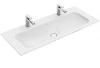 Раковина Villeroy & Boch Finion (под 2 смесителя) 1200х500 мм CeramicPlus 4164C1R1 альпийский белый