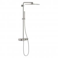Душевая система с термостатом для душа Grohe Euphoria SmartControl System 310 мм Cube Duo 26 508 DC0 суперсталь