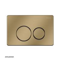 Клавиша смыва Caprigo Dew Steel DS001-vot бронза