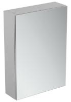 Зеркальный шкаф Ideal Standard Mirror&light 500х700 мм T3428AL алюминий