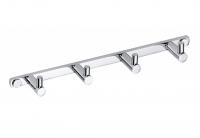 Планка с 4 крючками Bemeta Omega 104606102 хром