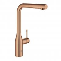 Смеситель для кухни Grohe Essence с выдвижным изливом 30 270 DA0 тёплый закат