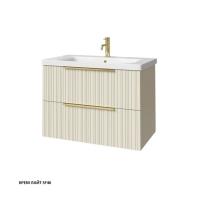 Тумба под раковину Caprigo Rain 80 770х446 мм (2 ящика) 36512 SF-046 крем лайт