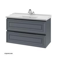 Тумба под раковину Caprigo Ponza-A 100 990х470 мм (2 ящика) 13524 L810 графит
