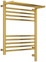 Полотенцесушитель электрический Сунержа Богема 3.0 с полкой 600х500 мм правый 03-5807-6050 золото