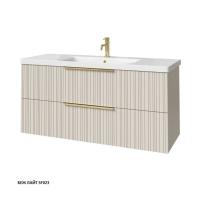 Тумба под раковину Caprigo Rain 120 1166х446 мм (2 ящика) 36516 SF-023 беж лайт