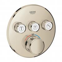Термостат Grohe Grohtherm SmartControl (внешняя часть для 3 потребителей) 29 121 BE0 никель глянец