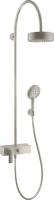 Душевая система с однорычажным смесителем для душа Axor Citterio Showerpipe 180 1jet 39620800 сталь