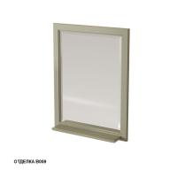 Зеркало Caprigo Albion 626х815 мм с полкой 10330 B059 фисташково-зелёный
