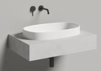 Раковина полувстраиваемая Salini Greca 645x385 мм S-Stone 1803201M белый матовый