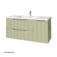 Тумба под раковину Caprigo Rain 120 1166х446 мм (2 ящика, 1 дверь) 36517R SF-024 фисташка