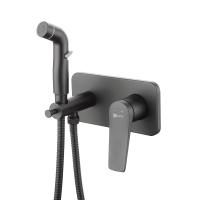 Комплект гигиенического душа Lemark Bronx встраиваемый LM3720BL чёрный