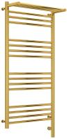 Полотенцесушитель электрический Сунержа Богема 3.0 с полкой 1000х500 мм правый 03-5807-1050 золото