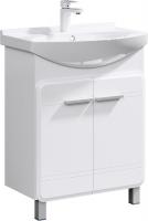 Тумба под раковину Aqwella Корсика 610х325 мм напольная Kor.01.06 белый