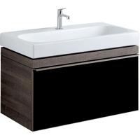 Тумба под раковину Geberit Citterio 884х504х554 мм 500.559.JJ.1 тёмный дуб/чёрный