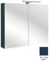 Зеркальный шкаф Jacob Delafon 800х650х143 мм EB1364-G98 тёмно-синий глянцевый