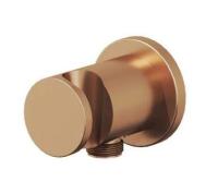 Шланговое подсоединение Ravak 706.60RGB с держателем X07P708 матовое розовое золото