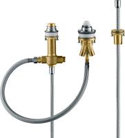 Скрытая часть смесителя на край ванны Hansgrohe на 3 отверстия 13439180