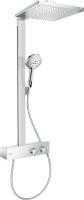 Душевая система с термостатом для душа Hansgrohe Raindance E Showerpipe 300 1jet с ShowerTablet 27361000 хром