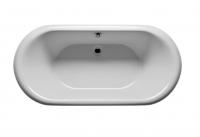 Ванна акриловая отдельностоящая Riho Dua BD01 180х86 см BD0100500000000 белый