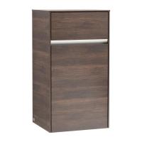 Боковой шкафчик Villeroy & Boch Collaro 404x748 мм петли слева, с подсветкой C032L0VH аризонский дуб