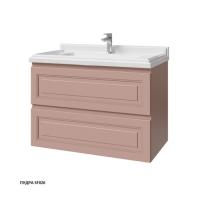 Тумба под раковину Caprigo Wales 90 880х498 мм 36013UV SF-026 пудра