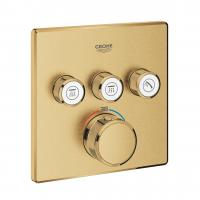 Термостат Grohe Grohtherm SmartControl (внешняя часть для 3 потребителей) 29 126 GN0 холодный рассвет матовый
