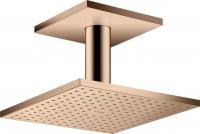 Верхний душ Axor ShowerSolutions 250 2jet с потолочным подсоединением 35312300 полированное красное золото