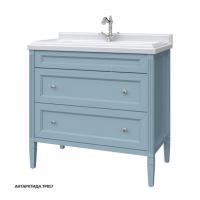 Тумба под раковину Caprigo Albion Concept 90 886х498 мм (2 ящика) 34018 UV TP817 антарктида