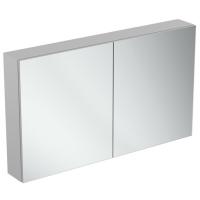 Зеркальный шкаф Ideal Standard Mirror&light 1200х700 мм T3499AL алюминий